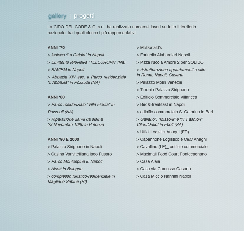 gallery lavori Del Core costruzioni